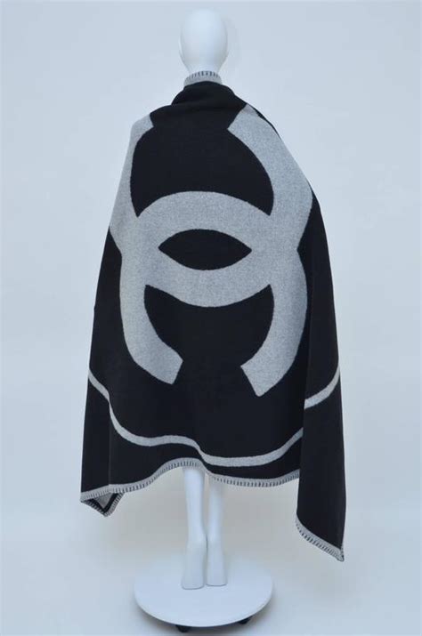 grey chanel blanket|Chanel blanket price.